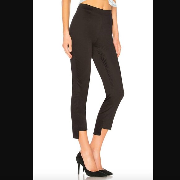 Frame Black Noir High Pencil Cropped Step Hem Pants 2 - Picture 2 of 12
